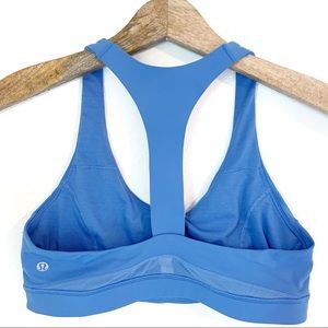 Lululemon Mesh Racerback Sports Bra Bright Blue